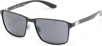 Ray-Ban Rb 3721 18687 Zonnebrillen - unisex - Zonnebrillen - Zwart - 59 MM - Accessoires