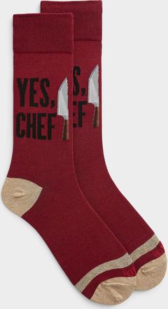 Hot Sox Mens Yes, chef! socks
