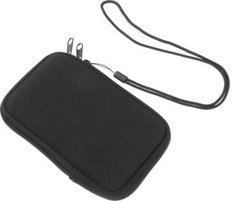 Aboofan Neoprene Phone Sleeve with Zipper and Strap Lightweight Travel Phone Pouch for Women Portable with Lanyard