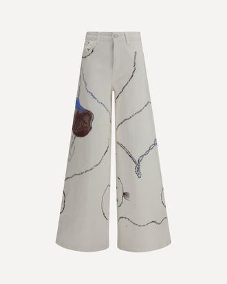 Ella Jeans Palazzo Long dipinti regular fit Woman 42