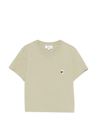 Maison Kitsun&eacute; Dressed Fox Cotton T Shirt