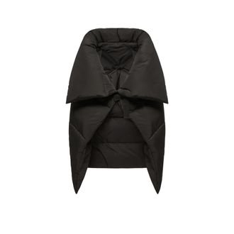 Moncler Moncler Taffeta Padded Cape, Women, Black, Size: One Size