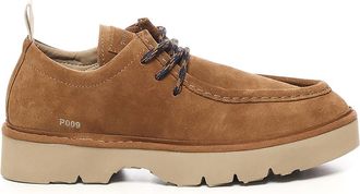 Panchic Nubuck Lace-Up Shoes