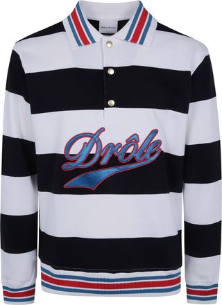 Dr&ocirc;le de Monsieur Polo Embroidered Stripes Dr&ocirc;le