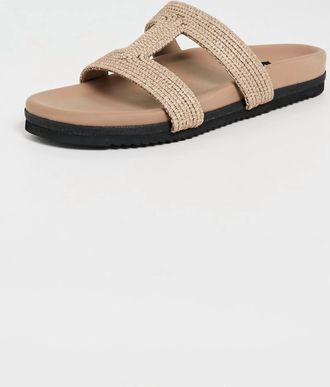 Roam Womens Raffy Cuff Slides In Natural