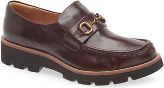 S&ouml;fft Prewitt Horsebit Loafer in Chocolate at Nordstrom, Size 9.5