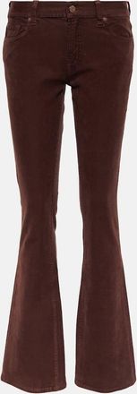 7 For All Mankind Mid-rise flared jeans