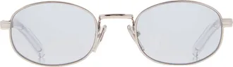 Prada Blue Oval Ladies Sunglasses PR B53S 1BC40N 49