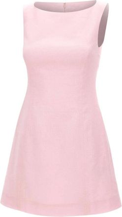 Faithfull The Brand Kleedjes, Dames, Roze, L, Katoen, Lydie Short Dress