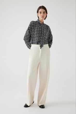 Exquise Alta Pants High Waist Wide Leg Pants in White at Nordstrom, Size X-Large