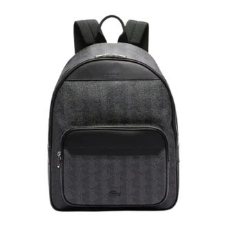 Lacoste Backpacks, male, Black, Size: ONE SIZE The Blend Monogramme Backpack