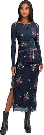 Free People Crimson Lights Set Womens Dress Navy Combo : LG (Womens 12-14), Cotton