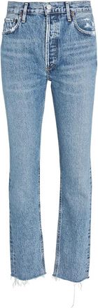 A Gold E Jamie Jeans - Dames - Cropped Jeans - Blauw - W24 - Jeans
