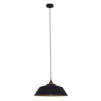 Steinhauer Mexlite - L&aacute;mpara Colgante - Nove - Negro - Metal - &Oslash; 42cm - E27