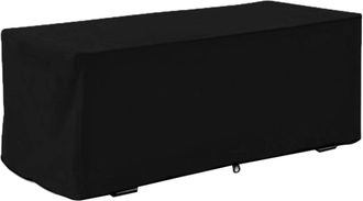 OEM Funda Protectora Impermeable Y Resistente Para Cajas De Almacenamiento De Patio Y Bancos De Jard&iacute;n (negra)