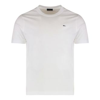 Paul & Shark Paul & Shark, T-Shirts, male, White, Size: 2XL Simple Cotton T-shirt with Logo