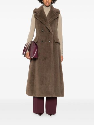 Max Mara Boario Mouwloos Teddyjacket