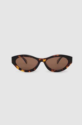 Anine Bing Nice Sunglasses in Dark Tortoise at Nordstrom