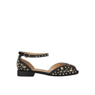 Alma En Pena Flat Sandals, female, Black, 6 UK, Studded crab sandals