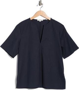 Vince Easy Split Neck Top in Coastal at Nordstrom Rack, Size X-Small