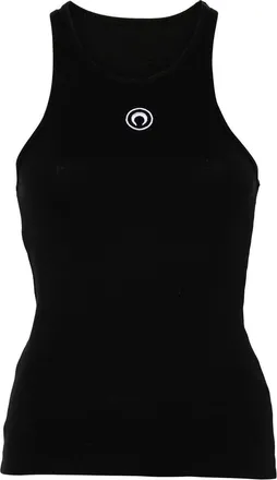 Marine Serre Top Nero-Donna