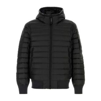C.P. Company Down Jackets, male, Black, Size: XL Nylon Down Jacket