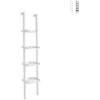 Oresteluchetta Libreria effetto legno bianca cm. H.180 x L.36,5 x P.34