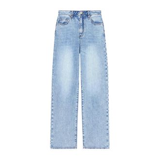 A|X Armani Exchange Relaxed Katoenen Jeans - Dames - Loose Fit Jeans - Blauw - W28 - Katoen - Jeans