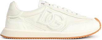 Dolce & Gabbana Cushion White Leather Sneakers