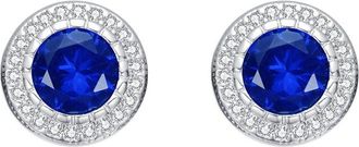 Rachel Glauber Diamond Cz Earrings