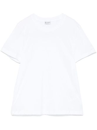 AG - Adriano Goldschmied cotton T-shirt - women - Cotton - M - White