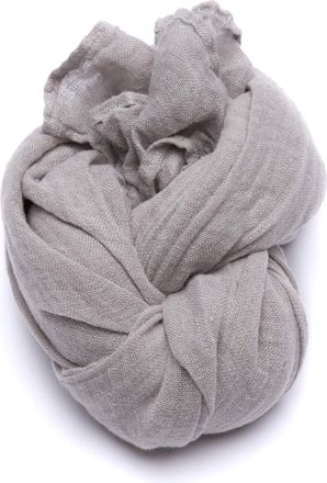LinenMe Taupe Linen Summer Scarf Garza, 70 x 200 cm