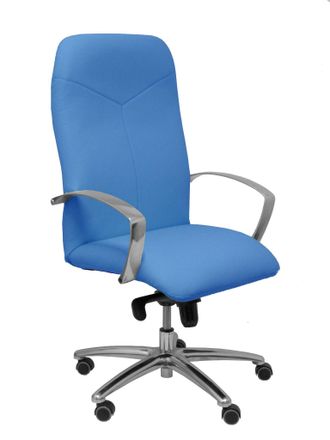 Piqueras y Crespo Sill&oacute;n Caudete Similpiel Azul Claro