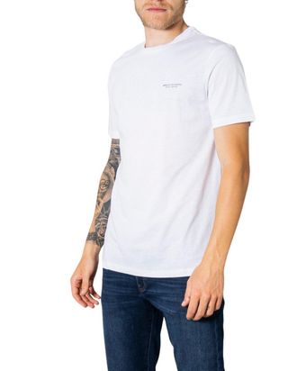 Emporio Armani Mens Armani Exchange Milano / New York T-Shirt in White