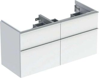 Keramag Keramag - Geberit Icon Mueble Bajo Lavabo Para Lavabo Doble, 4 Cajones
