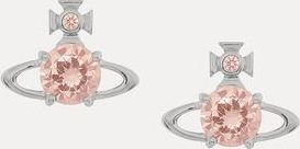 Vivienne Westwood Reina Earrings Platinum-champagne-cz Platinum-champagne-cz Women