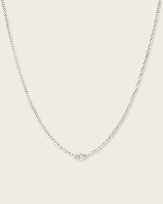 AllSaints Mens Brass Carson Link Detail Necklace, Size: One Size