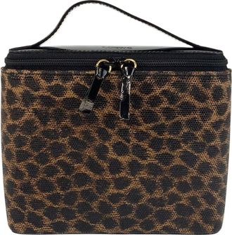 Loewe Vintage Leopard Enamel Handbag Vanity Bag (Authentic Pre-Loved)