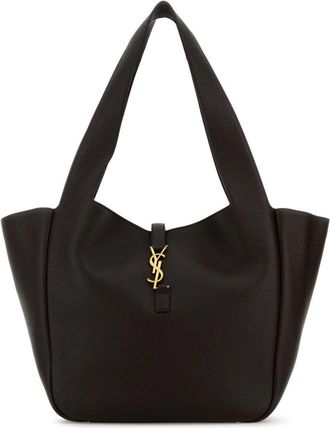 Saint Laurent Dark Brown Le 5 7 Bea tote Bag