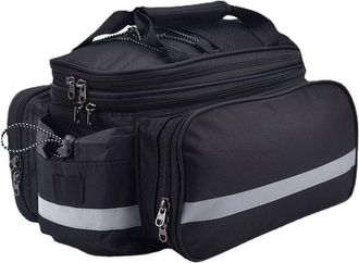 OEM Alforja Para Bicicleta - Multifuncional - Impermeable - Con Protecci&oacute;n Contra La Lluvia - Reflectante - Bolsillos Laterales Plegables - F&aacute;cil De Quita