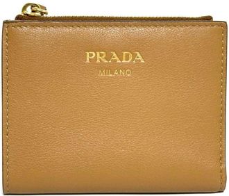 Prada Leather Wallet (Bi-Fold) (Pre-Owned)