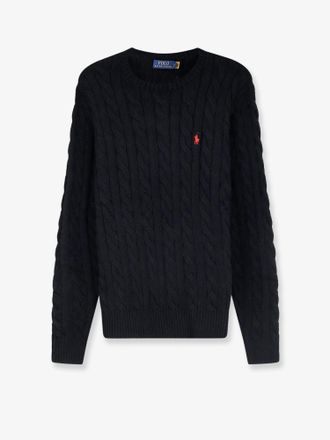 Ralph Lauren Maglia in cotone con lavorazione a trecce - POLO RALPH LAUREN - gender_Man