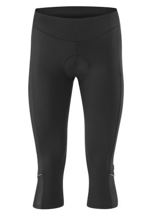 Gonso Fahrradhose GONSO Essential Tight 3/4 W, Damen, Gr. 54, Normalgr&ouml;ssen, schwarz, 90% Polyamid, 10% Elastan, Hosen Fahrradhose, Damen 3/4 Radhose mit Si