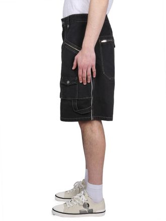 Isabel Marant Denim Bermuda Shorts - Black