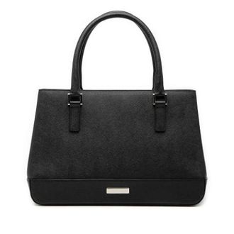 Burberry Pre-owned Handbags, female, Black, Size: ONE SIZE Pre-owned Saffiano Tote