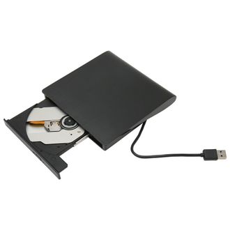 OEM Lector De Dvd F&aacute;cil De Usar Para Port&aacute;tiles, Grabador De Discos Usb Port&aacute;til De Alta Velocidad, Vers&aacute;til Y Compatible (negro)