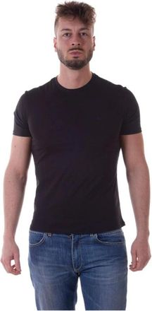 Armani Jeans Casual Sweatshirt - Heren - T-shirts - Zwart - XL - Tops