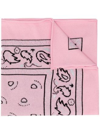 Barrie Foulard con stampa paisley - Rosa
