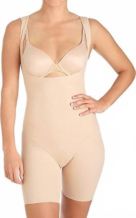TC Fine Intimates Comfort Wyob Thigh Slimmer Shapewear With Back Magic In Nude