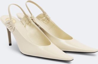 Saint Laurent Anne-Marie leather slingback pumps